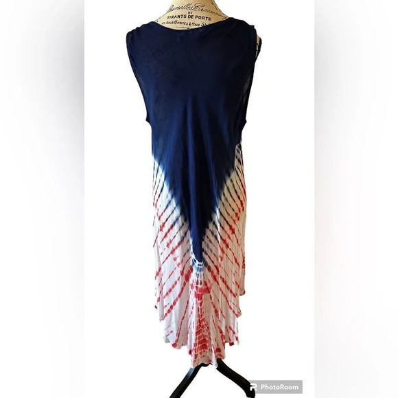 American flag one size light beach cover up or sundress - Picture 2 of 3